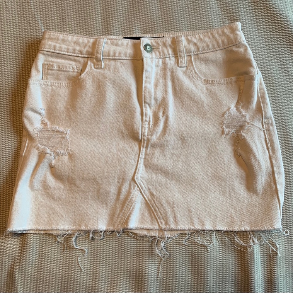 High rise Hollister Jean skirt